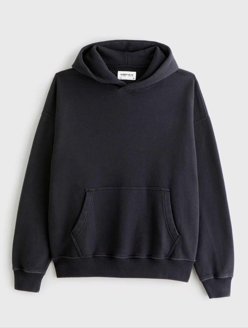 Abercrombie & Fitch Soft Essentials Oversized Hoodie Mens XXL Washed Black